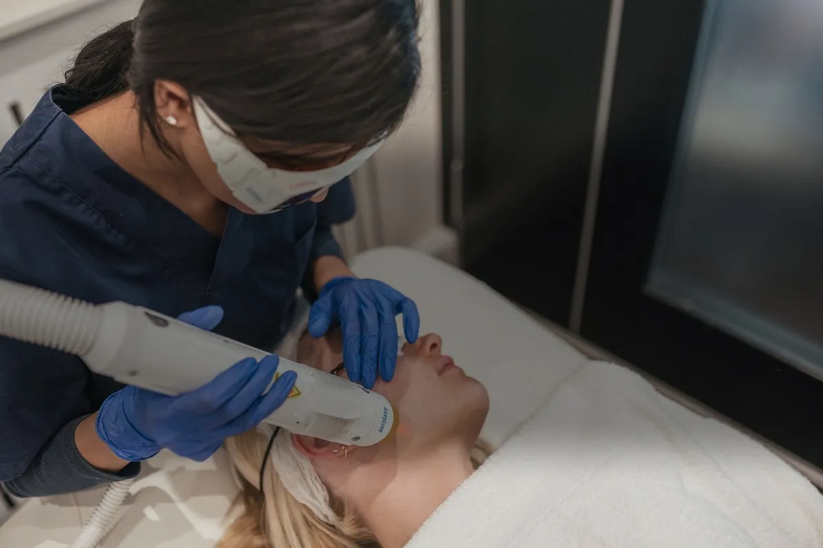 An Aerolase laser treatment at Halcyon Medispa, Marylebone, London